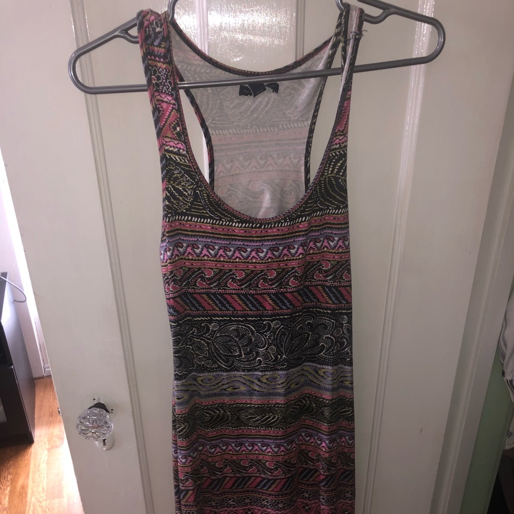 Abstract maxi dress